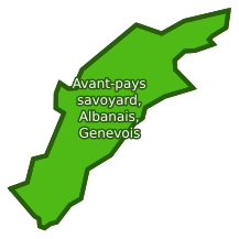 Avant-pays savoyard, Albanais, Genevois